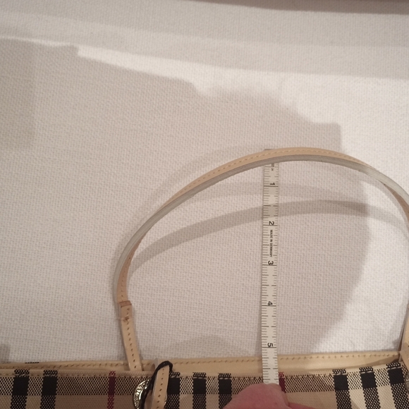 Fab! Rare NWT LARGE Burberry Novacheck Canvas & Leather Tote (Vintage Deadstock) - Picture 11 of 16